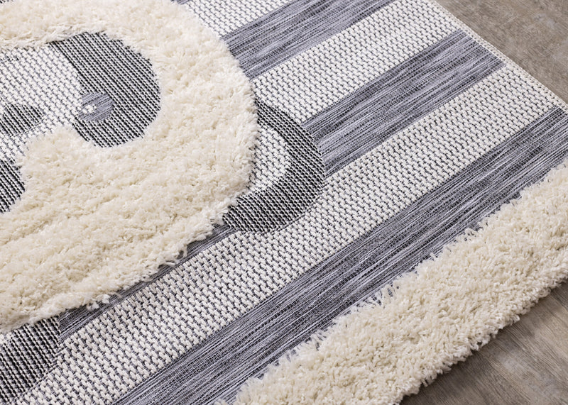 Kids Panda Area Rug - 5'3\" x 7'7\"