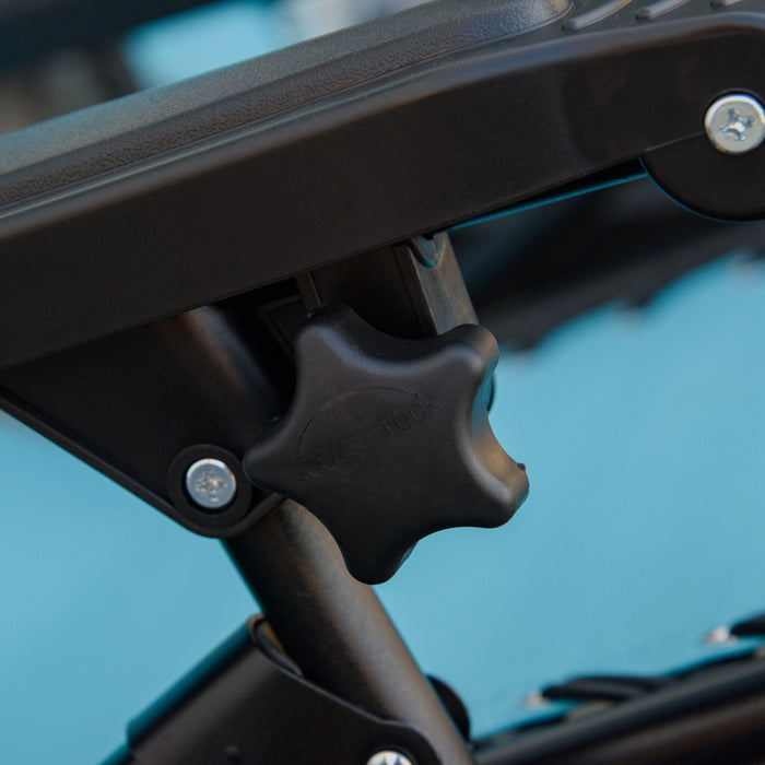 Outsunny 2 Piece Foldable Lounge Chair With Canopy Shade, Sky Blue