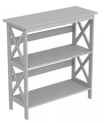32” Console Table With 2 Storage Shelves - Light Grey | Console de 32 po avec 2 tablettes de rangement - gris clair