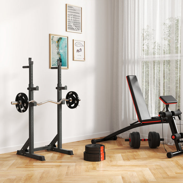 Soozier Set Of 4 1-inch Weight Plates With 3 Grips, 2 X 11lbs + 2 X 5.5lbs