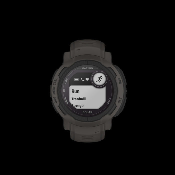 Garmin Instinct® 2 Solar Gps Smartwatch - Durable Rugged Design With Solar Charging - Graphite