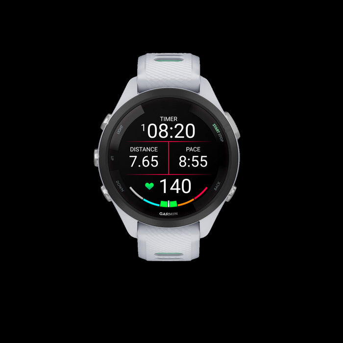 Garmin Forerunner® 265s Gps Smartwatch - Fitness Tracker W/ Multi-band Gps - Whitestone