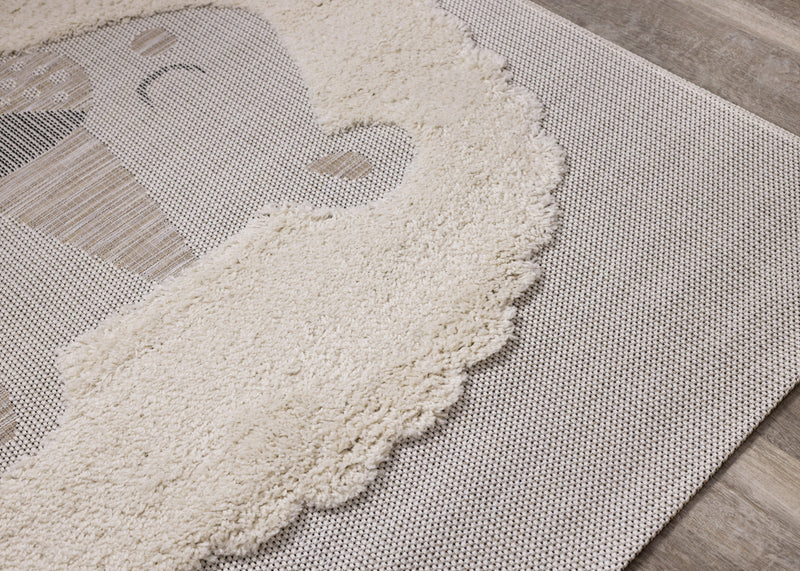 Kids Textured Lion Area Rug - 5'3\" x 7'7\"