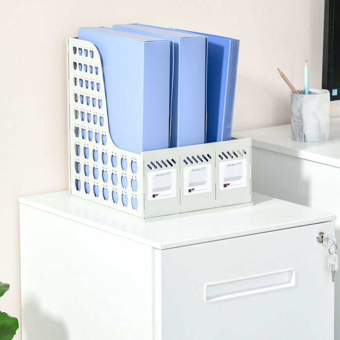 Vinsetto File Cabinet Vertical Filing Cabinet Lockable For Office