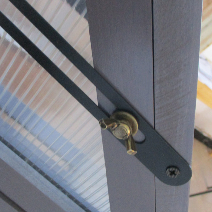 Outsunny Wooden Cold Frame Greenhouse Garden Portable Raised Planter Protection With 3 Tier Shelves, Openable Top And Double Doors, For Outdoor Indoor Use, 28\" X 17\" X 52\", Grey