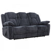 Renner 80 in. Upholstered Manual Reclining Sofa with Lever - Dark Grey | Sofa inclinable manuel Renner de 80 po rembourre avec levier - Gris fonce