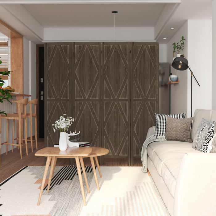 Homcom Wood Privacy Screens, Room Divider And Privacy Screens
