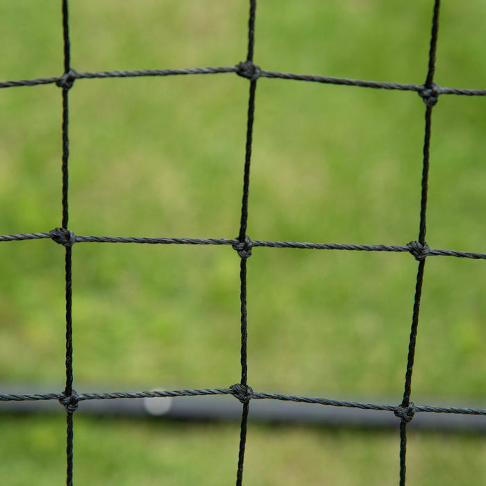 Homcom Rebounder Net Football Training Aid Kickback Target Play Black