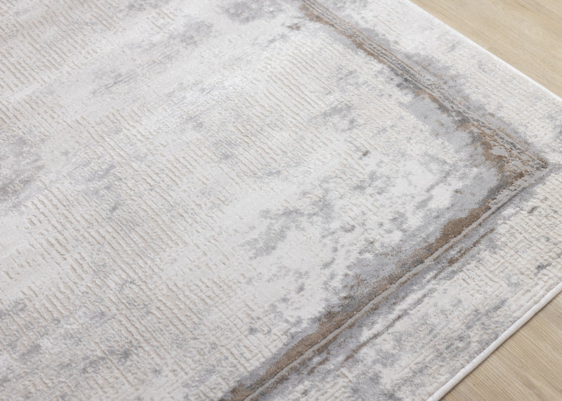 London Distressed Border Area Rug - 5'3\" x 7'7\"