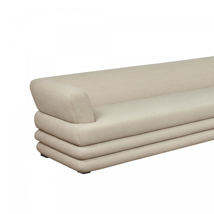 Royal Contemporary Modern 2-Piece Sectional in Natural