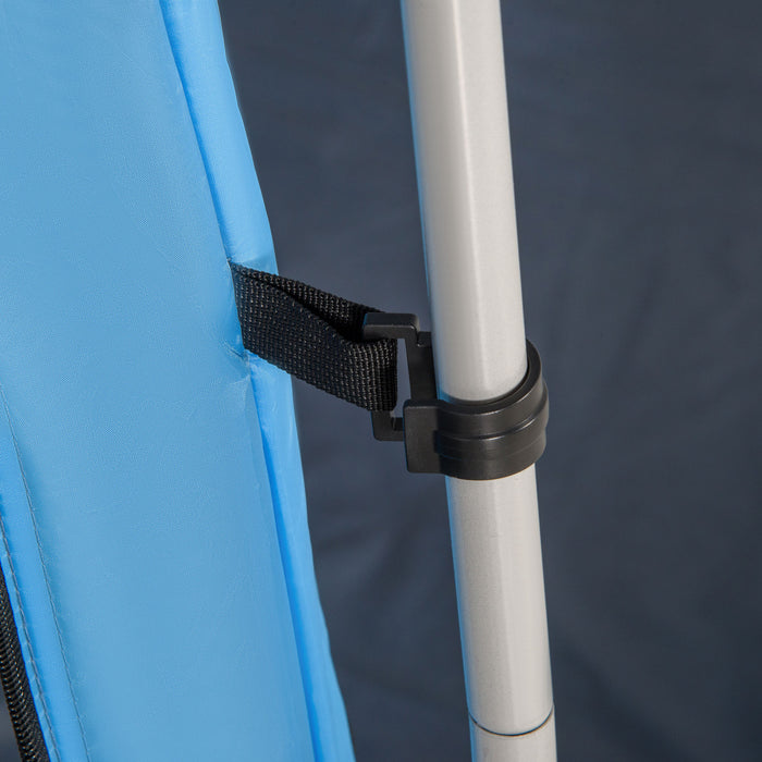 Outsunny Camping Tent Family Tent 4-8 Person With 2 Room And Mesh Windows