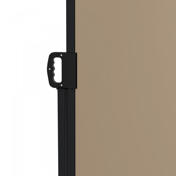Outsunny 13' X 6' Retractable Side Awning, Garden Privacy Screen, Khaki