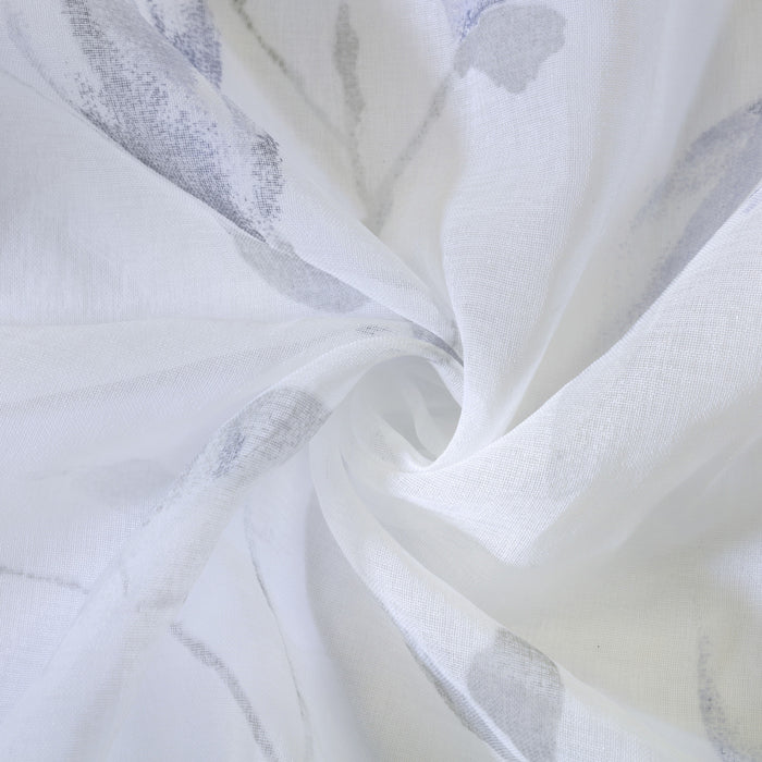 Habitat Symphony Purple Sheer Grommet Curtain Panel - 52 x 63