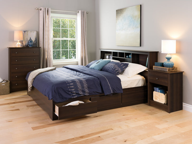 Fremont 1-Drawer Tall Nightstand - Espresso