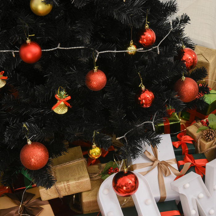 Homcom 7ft Artificial Christmas Tree With 1346 Branch Tips