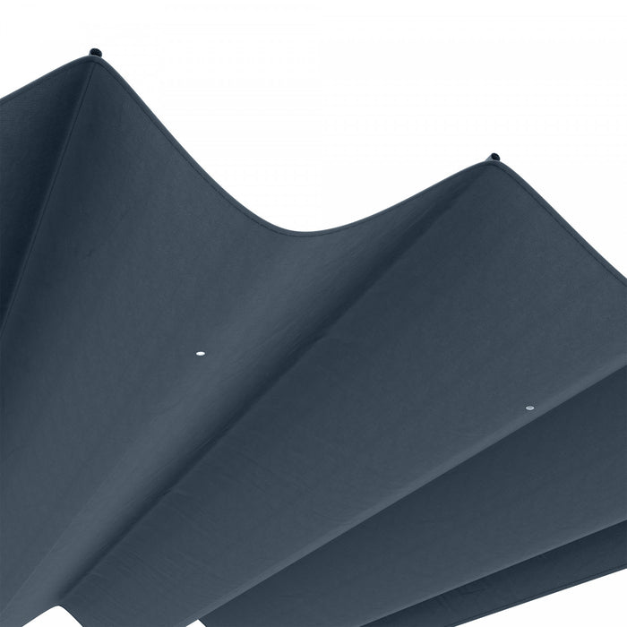 Outsunny Retractable Pergola Roof, Sun Shade Cover For 9.8' X 7.1' Pergola