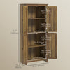 HOMCOM 72" Freestanding Kitchen Pantry, Buffet Cabinet, Brown