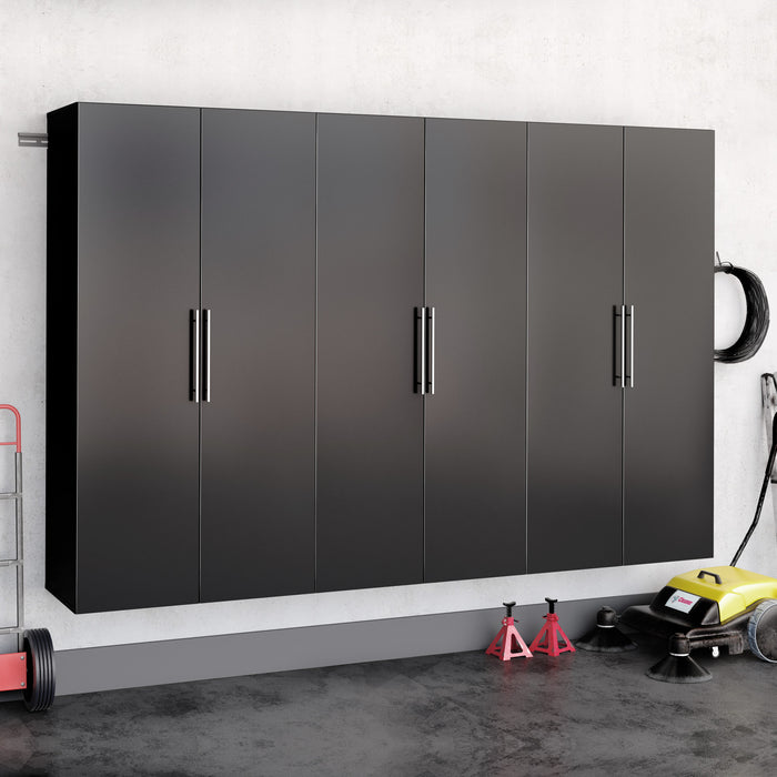 Hangups 108-inch 3-piece Garage Storage Cabinet Set E - Black