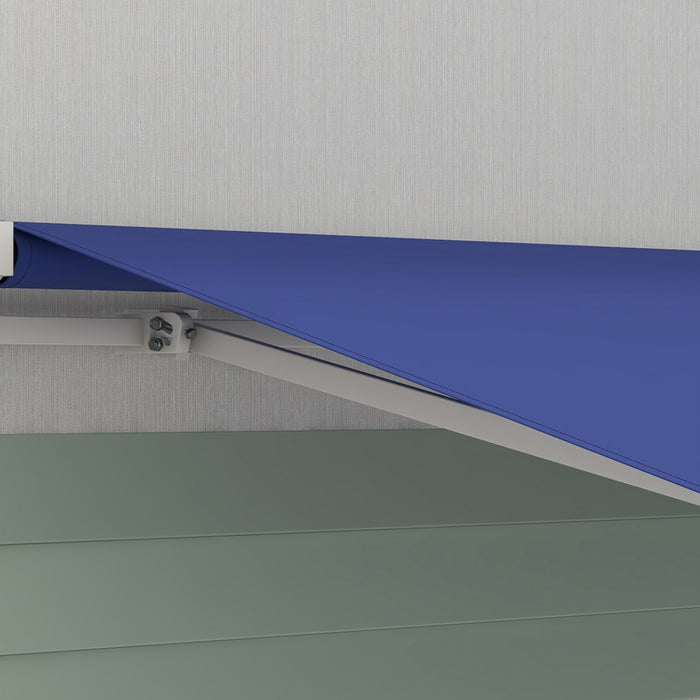 Outsunny 11'x10' Retractable Awning Fabric Replacement Outdoor Awning Cover