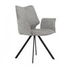 Bram Upholstered Modern Dining Armchair (Set of 2) | Fauteuil de salle a manger moderne Bram rembourre (ens. de 2)