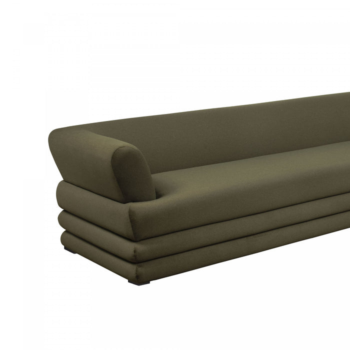 Royal Contemporary Modern 2-Piece Sectional in Green