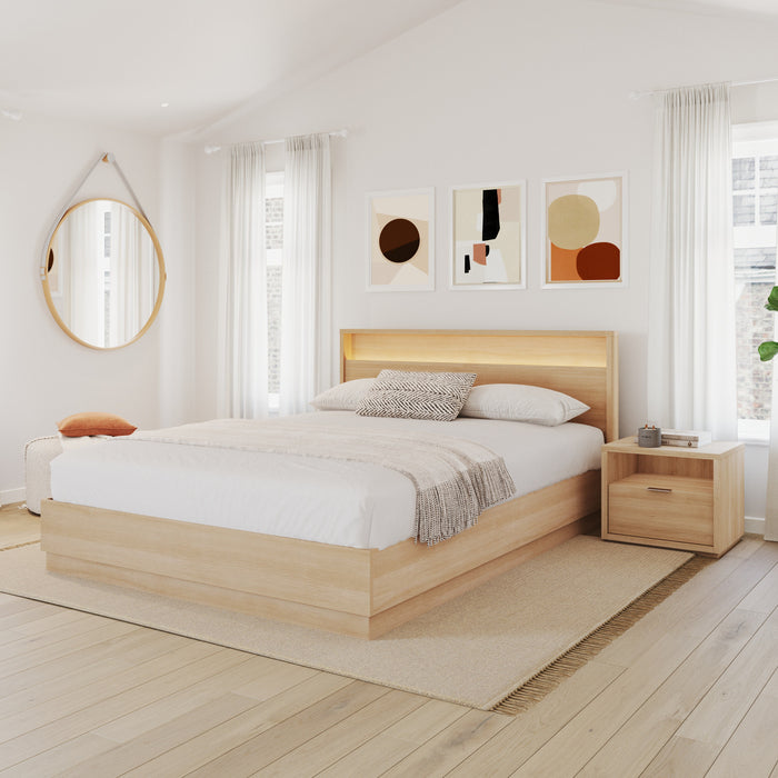 1-Drawer Modern Nightstand