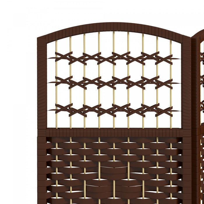 Homcom Folding Room Divider 5.6 Ft Privacy Screen Panel