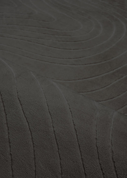 Somos Contemporary Charcoal Washable Rug 5'0\" x 7'6\" Indoor Area Rug