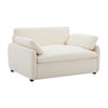 Olivia Oversized Accent Chair with Pillows,White | Fauteuil d’appoint surdimensionne Olivia avec coussins, blanc