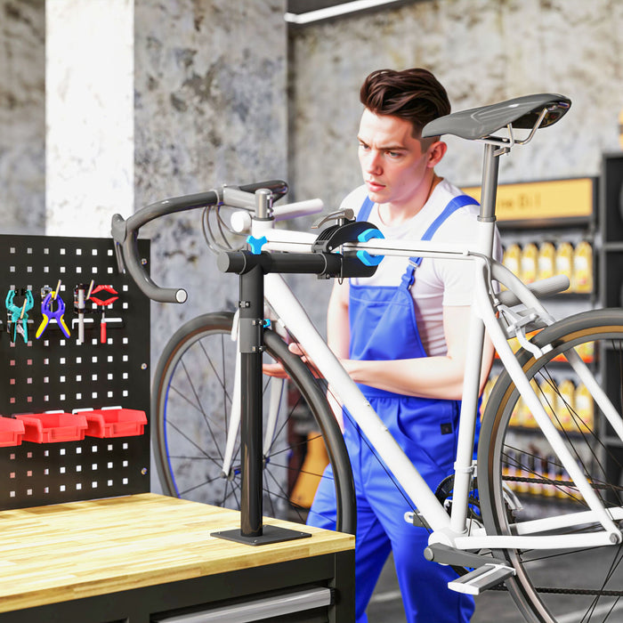 Homcom Bike Repair Stand, Wall Mount Bicycle Maintenance Rack Workstand