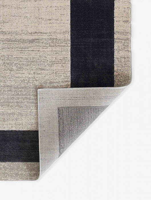 Sorelle Contemporary 5'1\" x 7'7\" Area Rug in Grey Indoor Area Rug