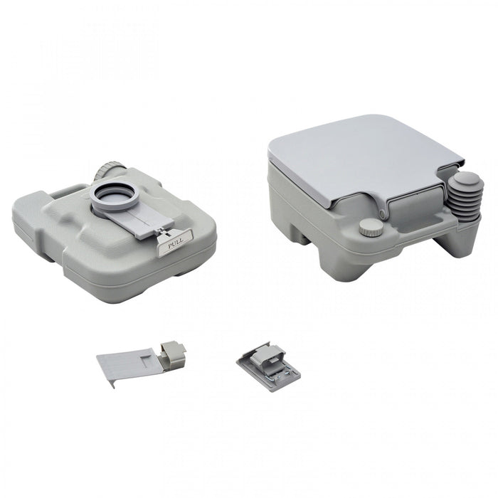 Outsunny Outdoor Portable Travel Toilet Flushable Tank for Camping Boating Roadtripping 2.6 Gallon (10L)