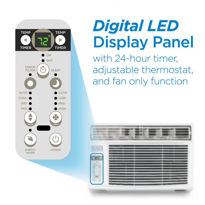 Black+Decker 8,000 BTU Window Air Conditioner - BD08WT6