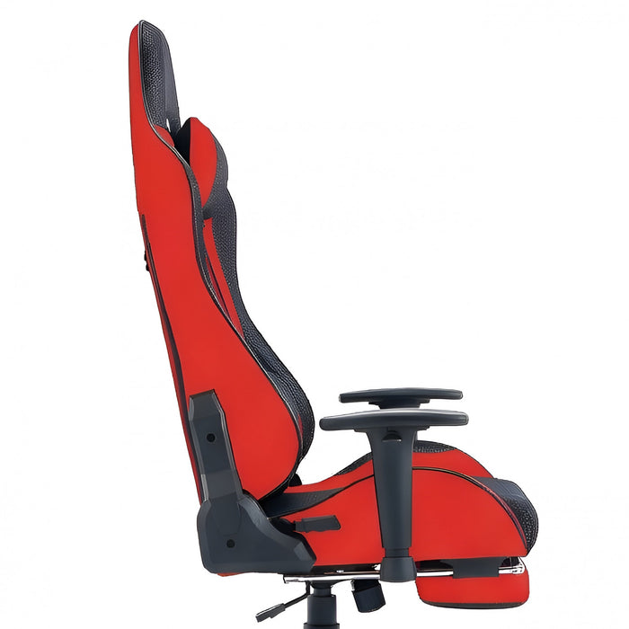 TygerClaw Gaming Chair with Lumbar Pillow and Leg Rest Office Chair