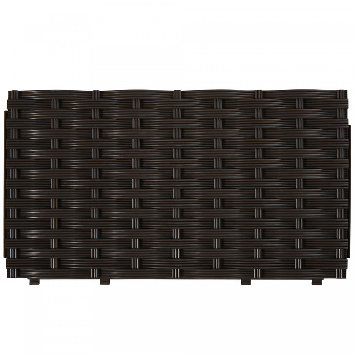 Outsunny Raised Garden Bed Pp Raised Flower Bed Vegetable Herb Grow Box Stand