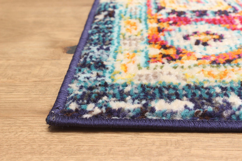 Lotus Navy Rug 5'0\" x 8'0\"