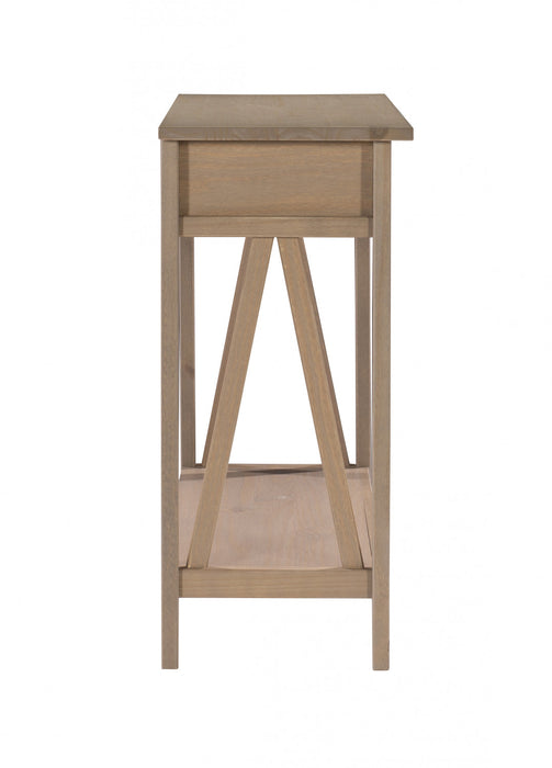 Titian Console Sofa Table - Driftwood