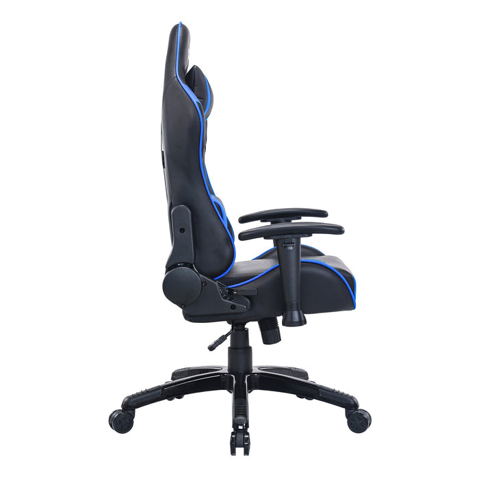 TygerClaw High Back Gaming Chair for Maximum Comfort in Blue Office Chair