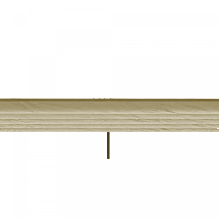 Outsunny Retractable Replacement Pergola Canopy For 10' X 13' Pergola, Pergola Cover Replacement, Beige