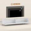 HOMCOM 55" Floating TV Stand for TVs up to 72 Inch, White