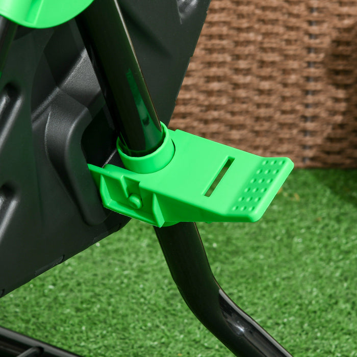 Outsunny 17 Gallon Composter, Compost Bin With Steel Legs