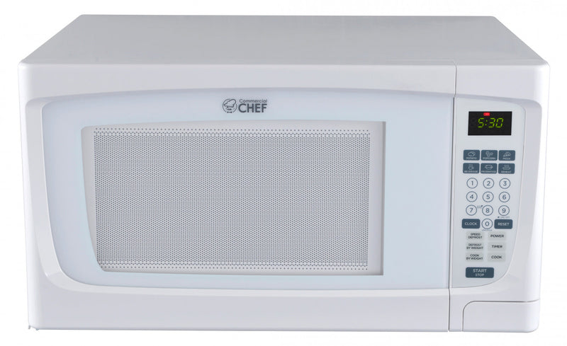 CHM Series Commercial Chef 1.6 Cu. Ft. Countertop Microwave Oven, CHM16100W6C Countertop Microwave Larger 1cuft