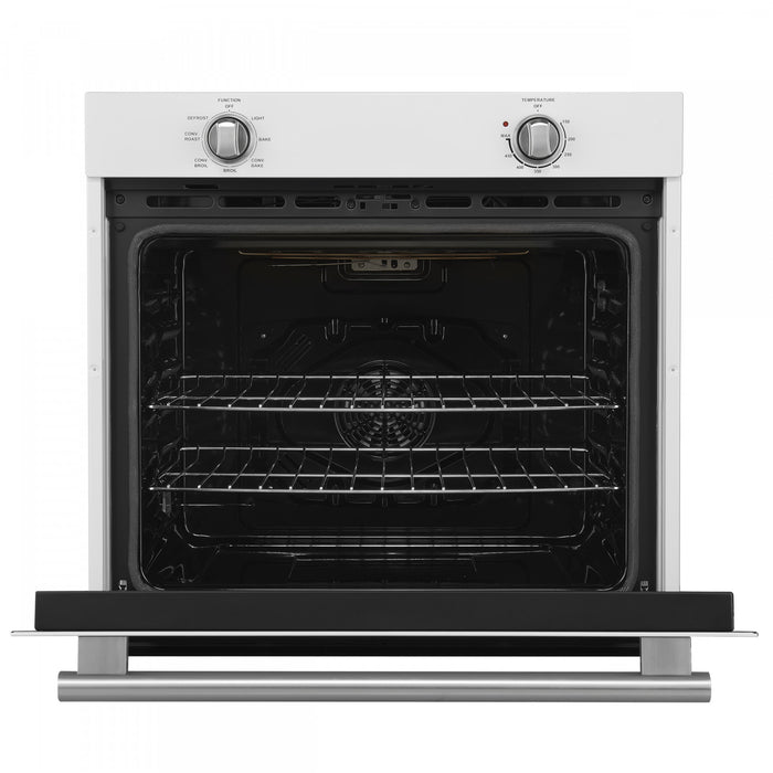 Forno Vomero 30\" Single Wall Oven in White, 5 cu.ft. Convection Oven - FBOEL1370-30WHT