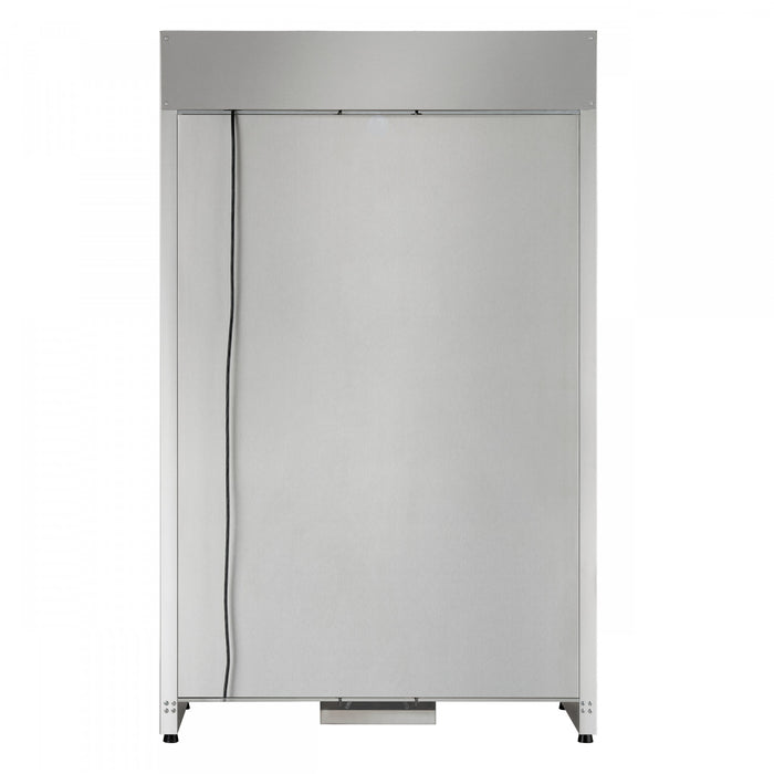 FORNO Abruzzo 48\" Dual Zone Wine Cellar, 102 Bottles, 24 cu. ft,Stainless steel - FWCDR6611-48S