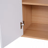 35" Free Standing Storage Cabinet Living Room Closet Organizer Adjustable