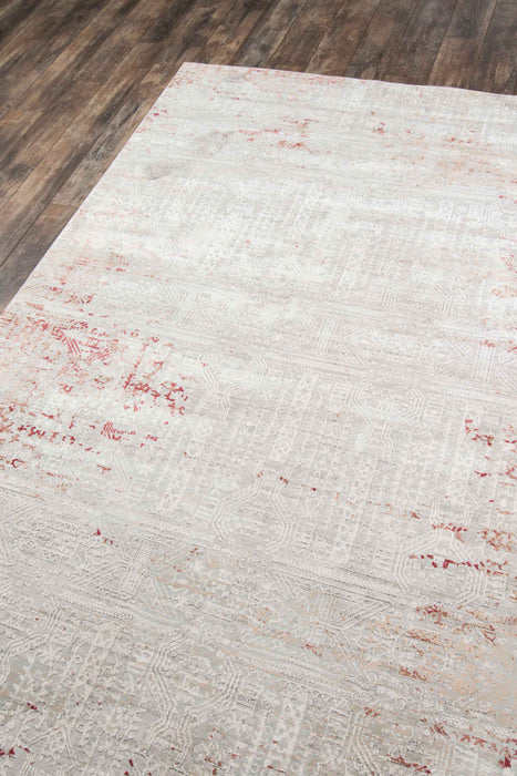 Amber Traditional 5'1\" x 7'7\" Area Rug in Red Indoor Area Rug