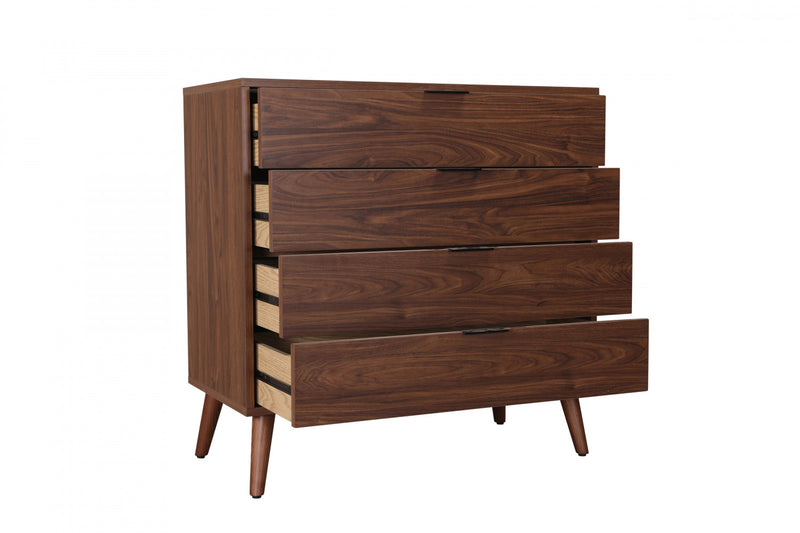 Feable Chest Flashby Chest With 4 Drawers, Faux Walnut - The Brick