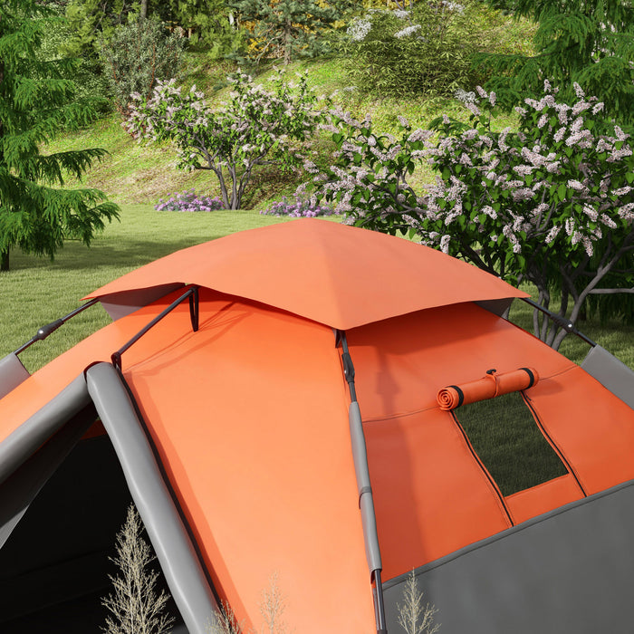 Outsunny Pop Up Camping Tent, With Carry Bag, 3000mm Waterproof
