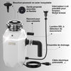 BrightDIAMOND 3/4HP Quietest Waste Disposer, LED Cabinet Light, Corded & Air Switch, MoonStone - WDD075TA2MS Food Disposer | BrightDIAMOND 3/4 HP Broyeur ultra-silencieux, DEL sous armoire, cordon/interrupteur, Blanc- WDD075TA1BO