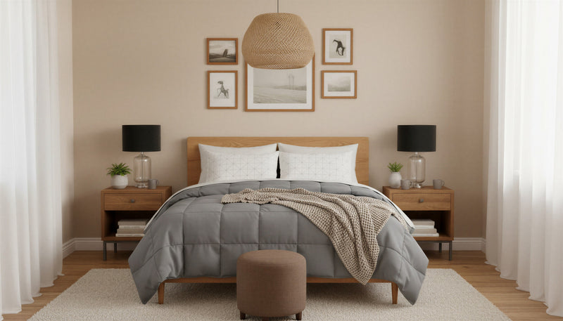 7-Piece Double Reversible Comforter Set